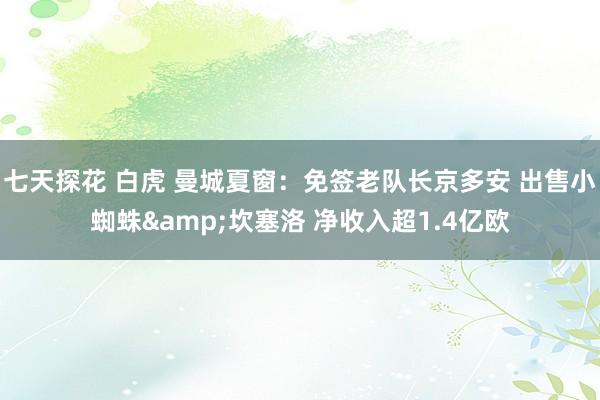 七天探花 白虎 曼城夏窗：免签老队长京多安 出售小蜘蛛&坎塞洛 净收入超1.4亿欧