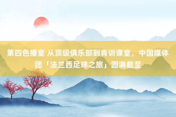 第四色播室 从顶级俱乐部到青训课堂，中国媒体团「法兰西足球之旅」圆满截至